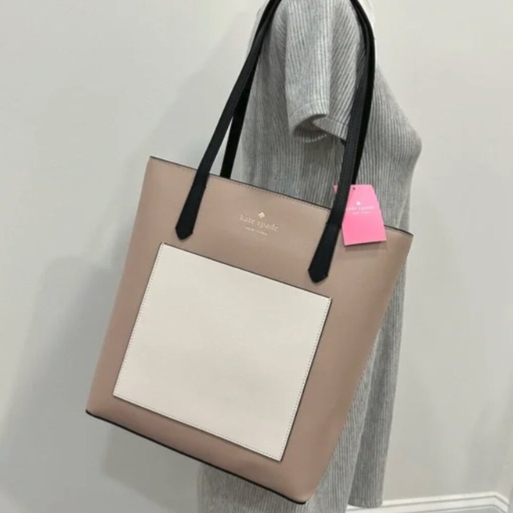 Kate Spade New York Daily Large Tote Toasted Hazelnut K8662 NWT $359 Retail